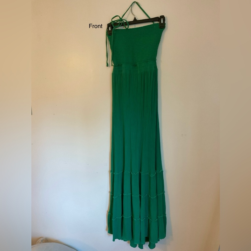 Woman’s Green Maxi Dress